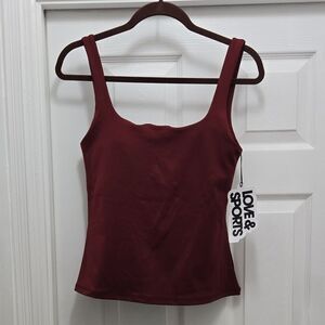 Women's Burgundy Tank Top